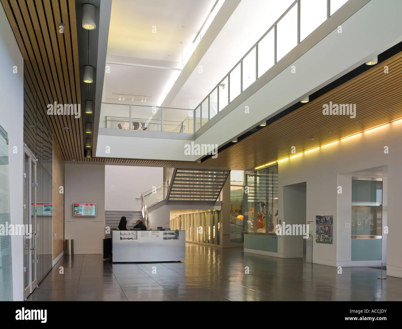 Lobby, Tacoma Kunstmuseum, Tacoma, Washington, USA Stockfoto