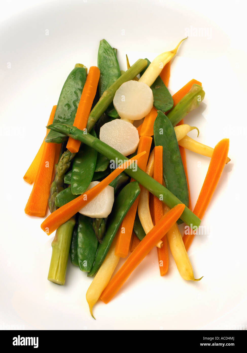 Gemüse auf einem weißen Hintergrund. Stockfoto