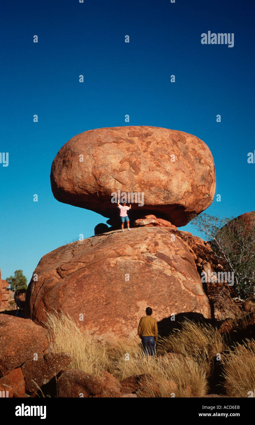 Devils Marbels Northern Territory Australien Stockfoto