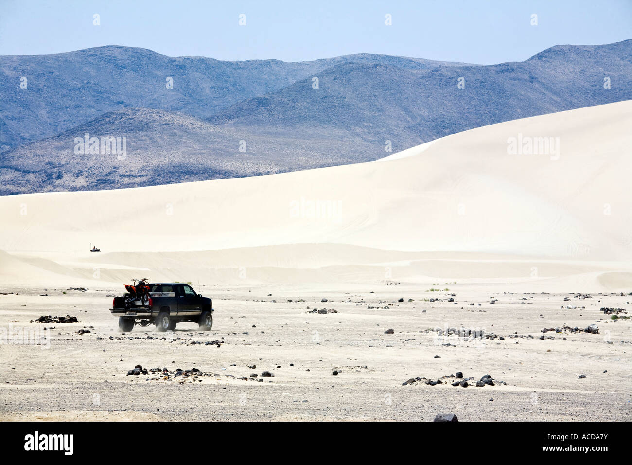Sand-Berg Erholungsgebiet am Weg 50 in Nevada den Spitznamen The Loneliest Road in America Stockfoto