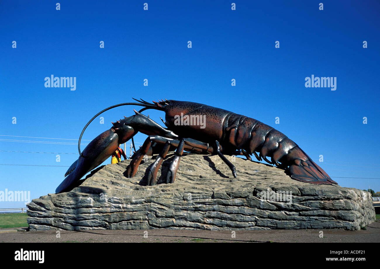 Größte Hummer der Welt Parlee New Brunswick, Kanada Stockfotografie Alamy