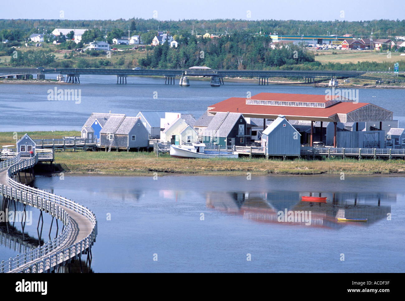 Le Pays De La sagouins Buctouche New Brunswick Kanada Stockfoto