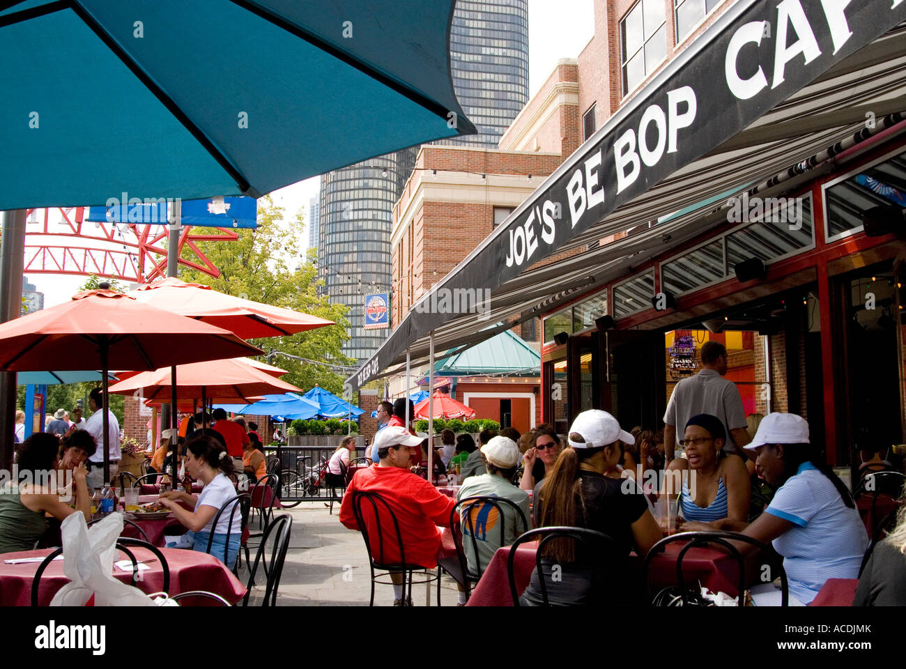 Sidewalk Cafe Stockfoto