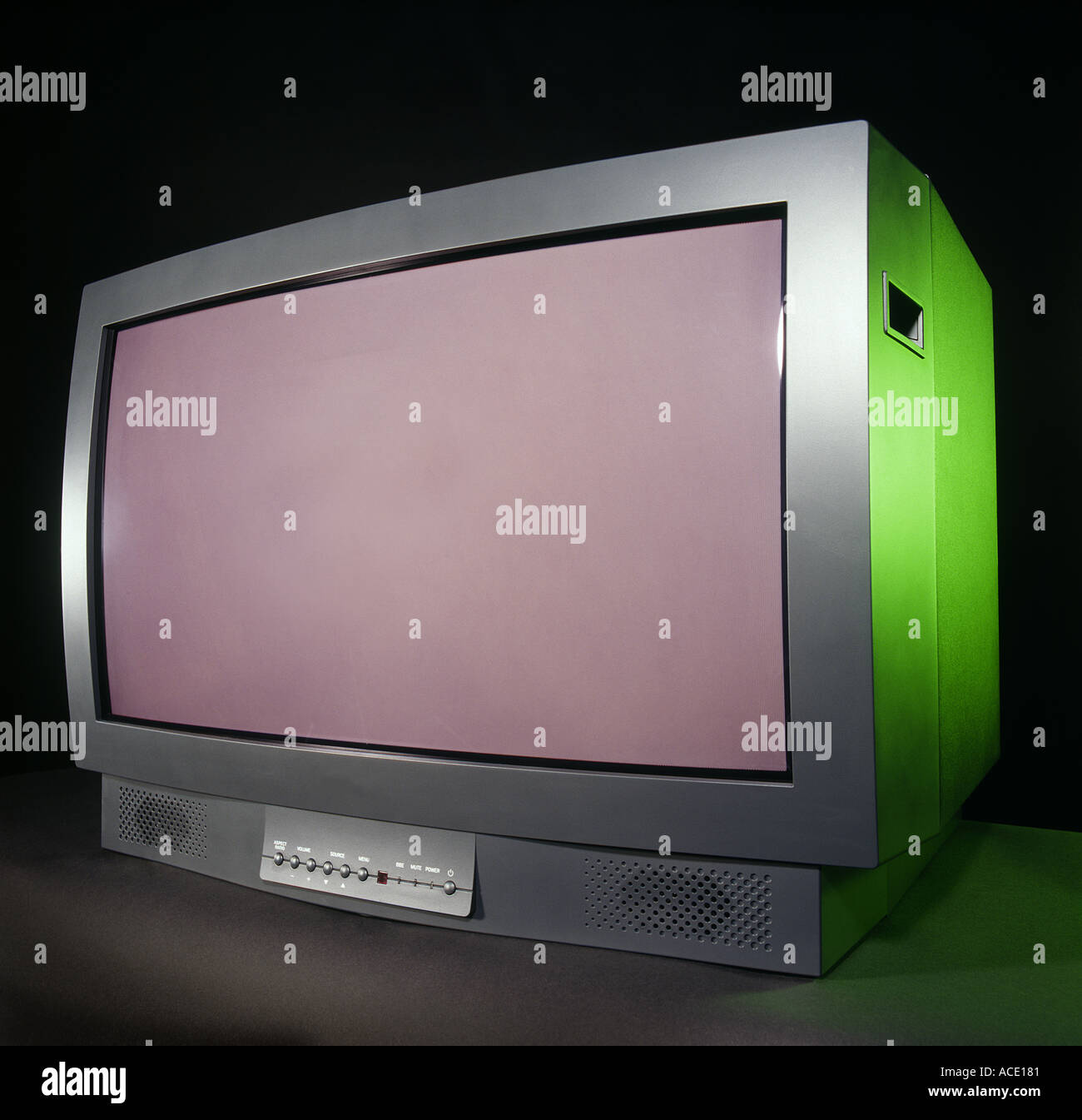 TV-Wide Screen TV Stockfoto