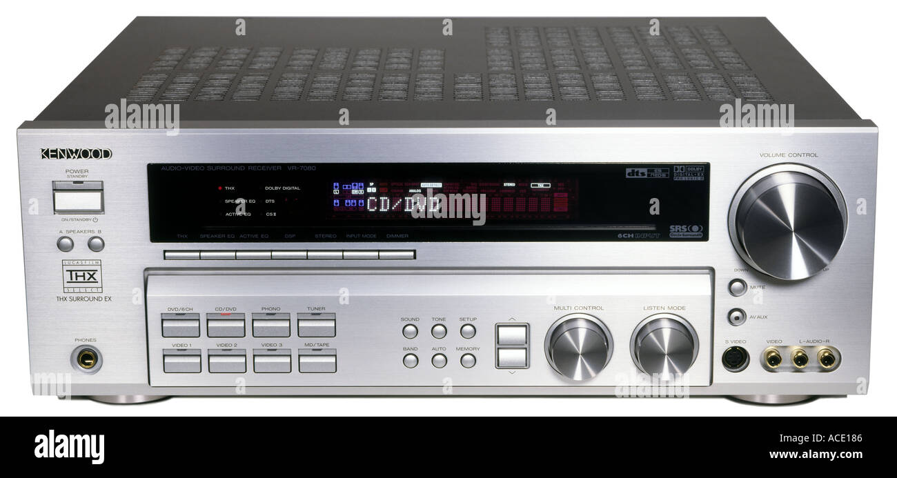 Verstärker receiver Stockfoto