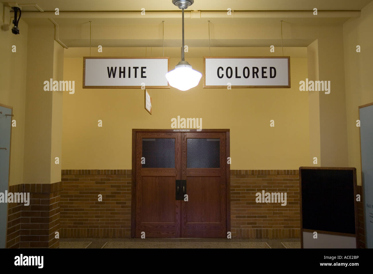 Topeka Kansas KS USA The Brown V Board Of Education National Historic Site in Monroe Elementary Stockfoto