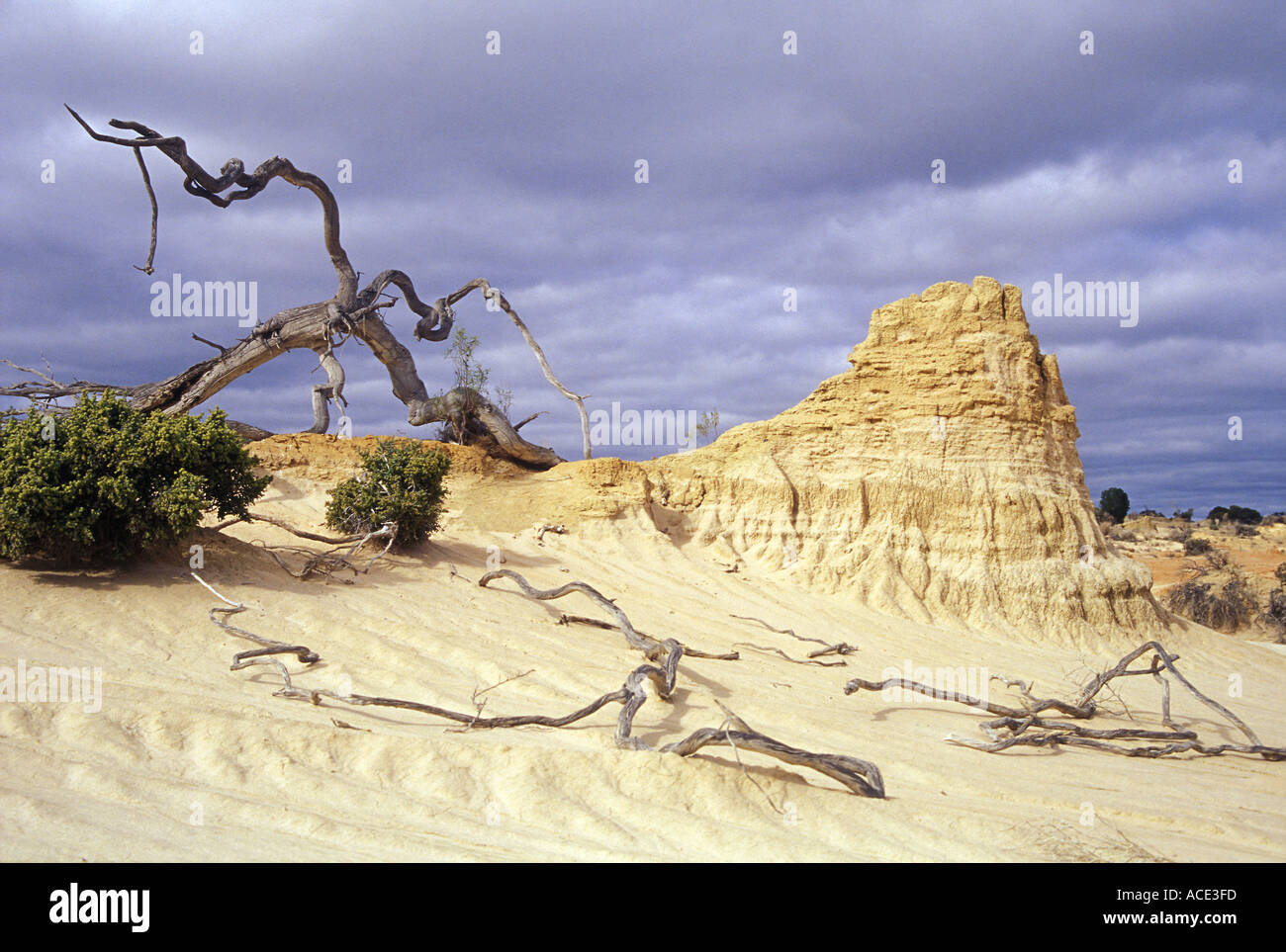 Mungo Nationalpark New South Wales Australien Stockfoto