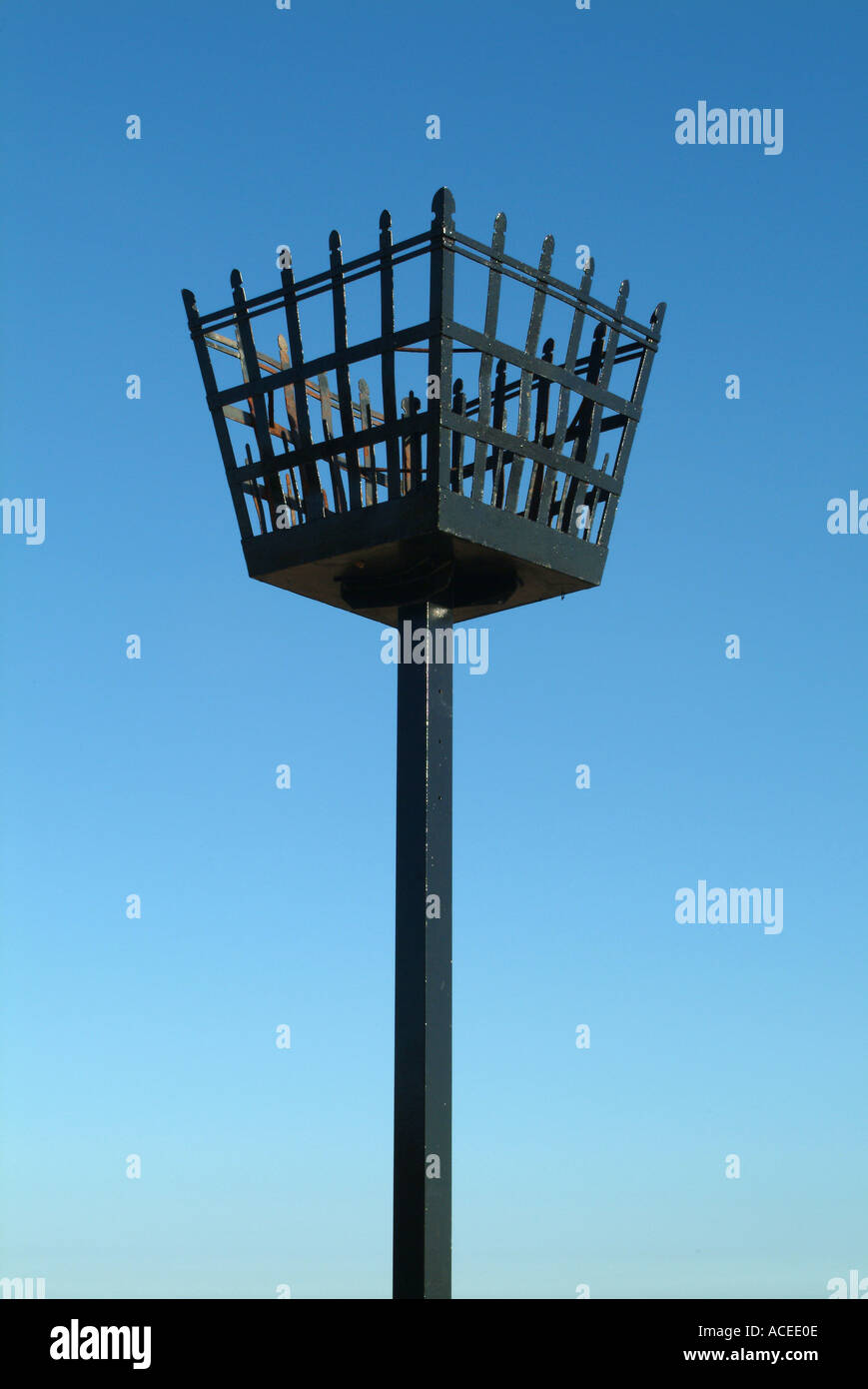 Millennium-Leuchtturm auf Promenade am Bognor Regis West Sussex England Vereinigtes Königreich UK Stockfoto