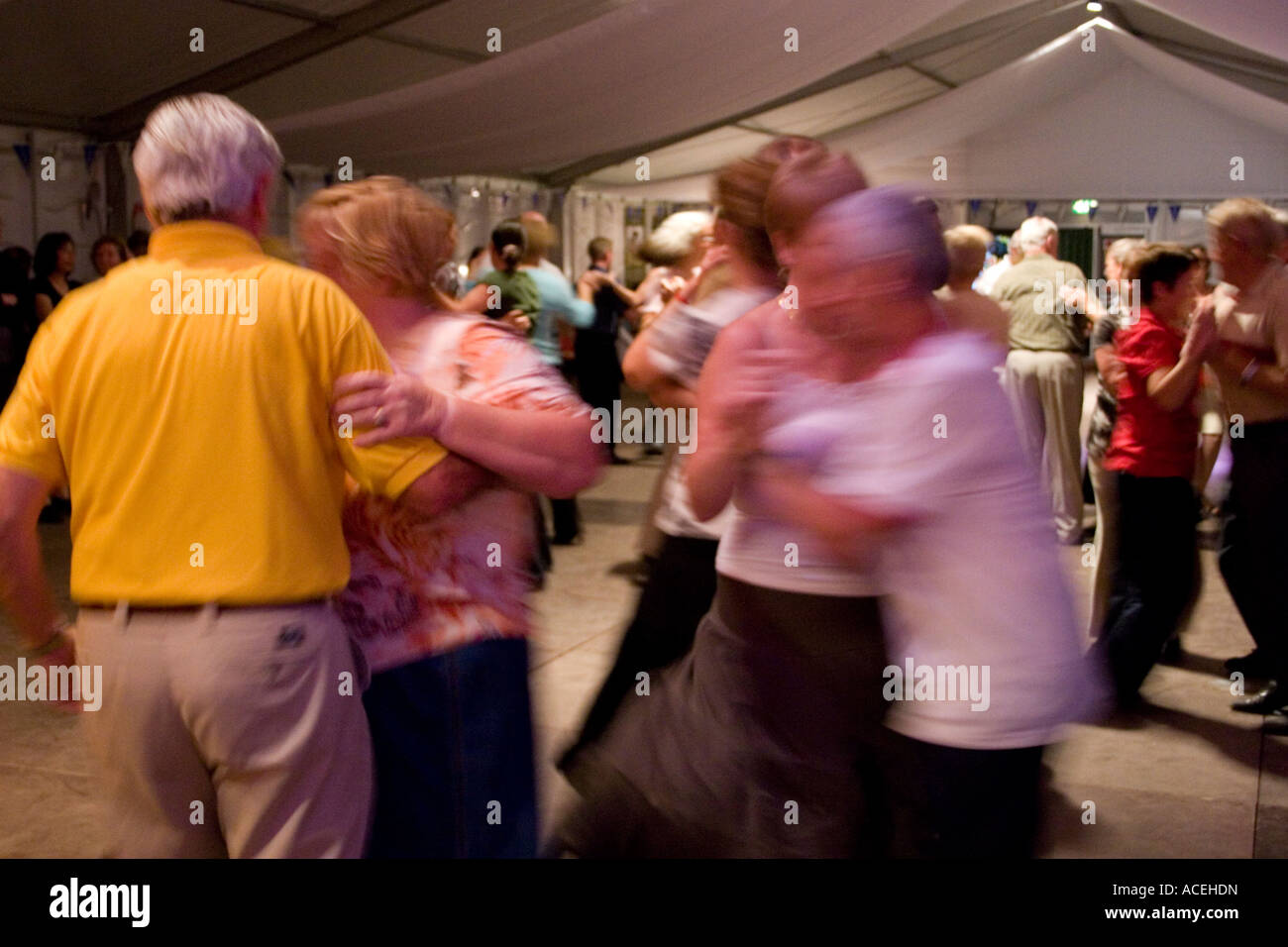 Irish Set Dancing eine traditionelle Form des Tanzes Stockfoto