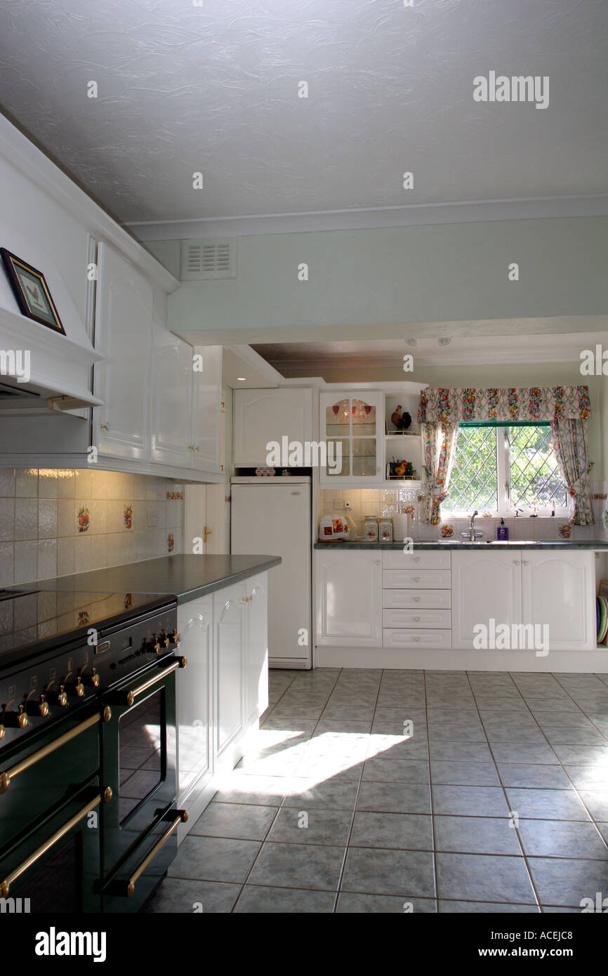 Moderne Küche Stockfoto