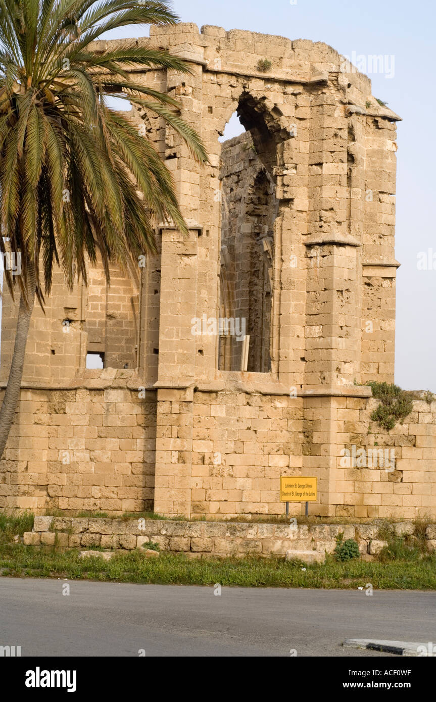 Kirche St. Georg der Latiner, Famagusta, Gazimagusa, Nord-Zypern, Europa Stockfoto