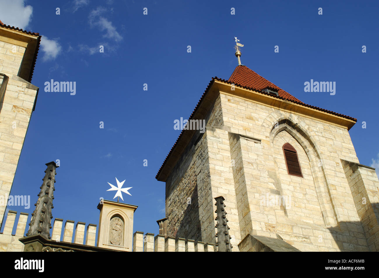 Maltesische Kathedrale im Prager Kleinseite - Viertel- Stockfoto