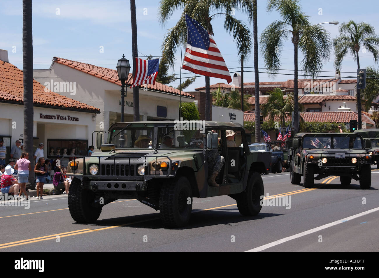 Militärparade Stockfoto