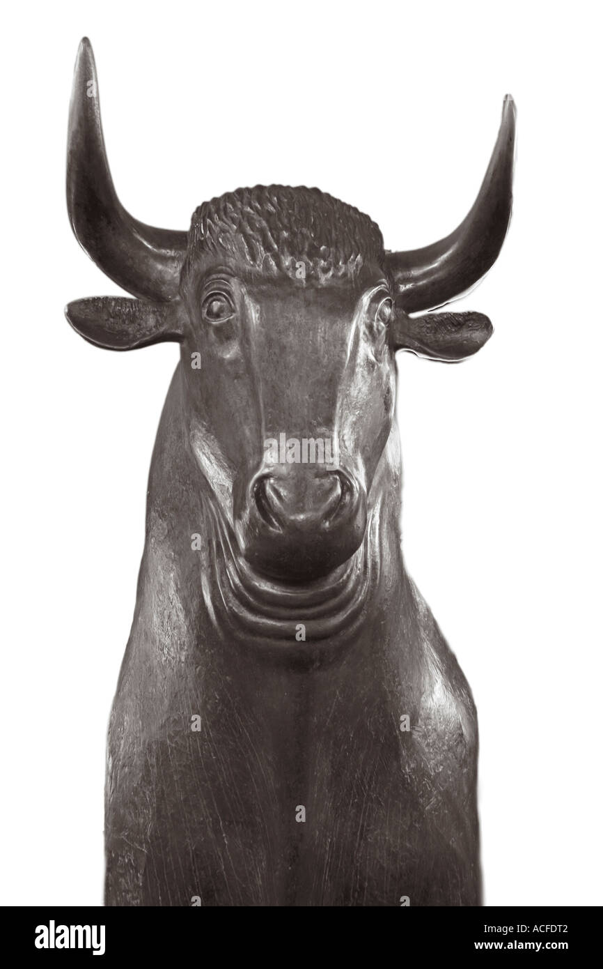 Deutschland Frankfurt Bull vor Börse Ko Stockfoto