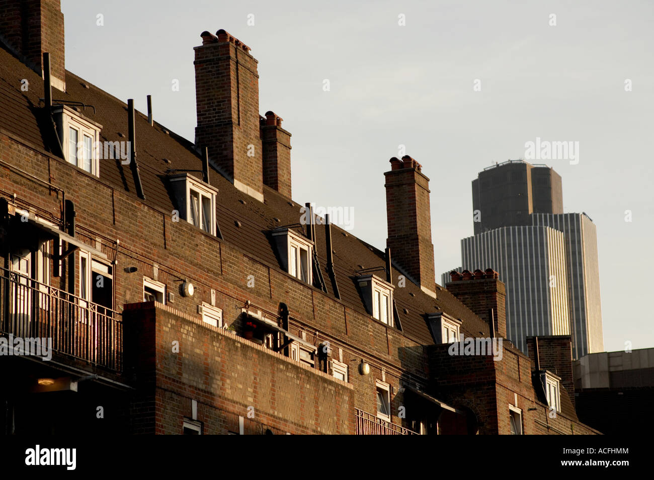East London Hotel in der Nähe der City of London Stockfoto