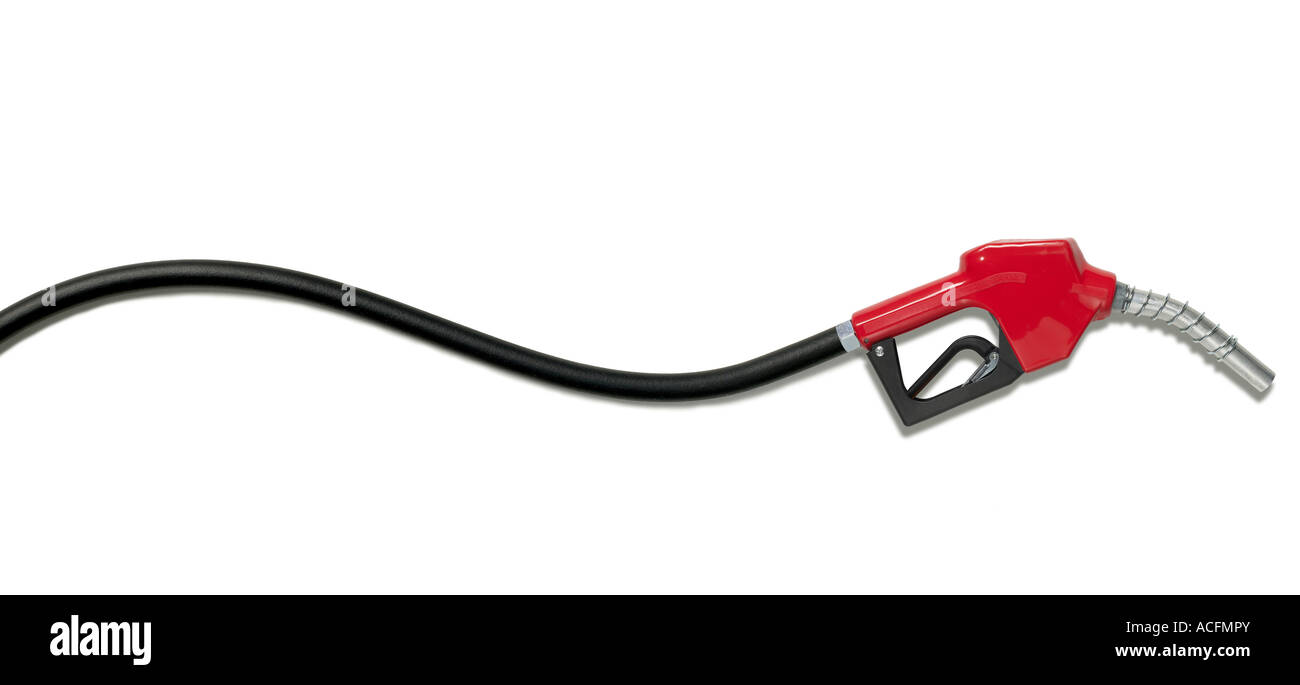 Gas-Pumpe-Düse Stockfoto