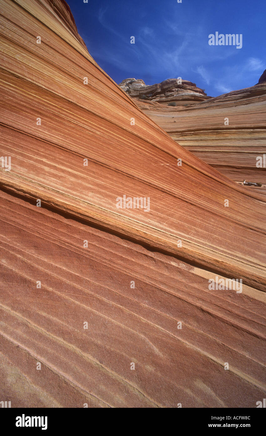 Geschichtete Erde Stockfoto