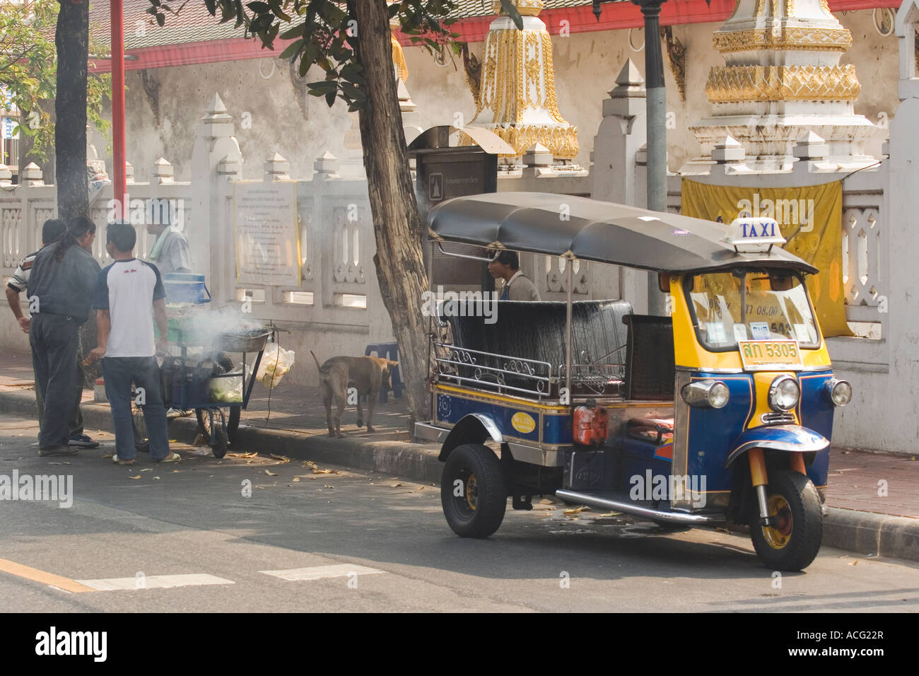 Tuk Tuk Autorikscha Bangkok Thailand Stockfoto