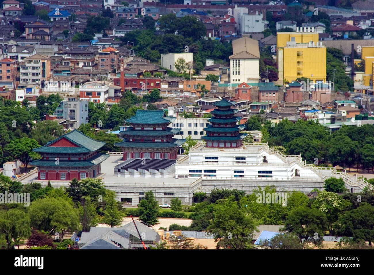 Nationalen Volksbräuche Museum in Gyeongbokgung Seoul Südkorea Stockfoto