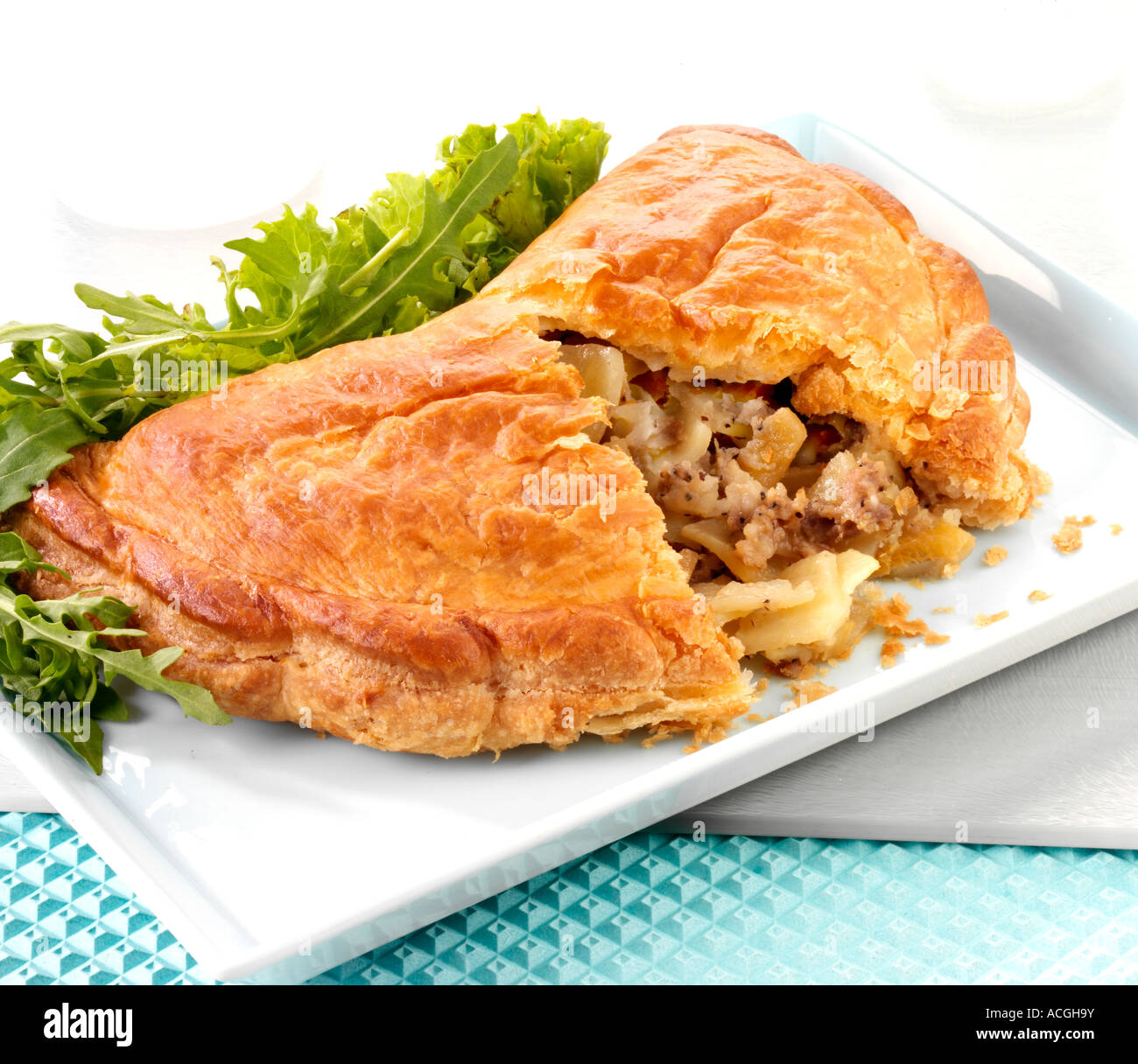 CORNISH PASTY Stockfoto