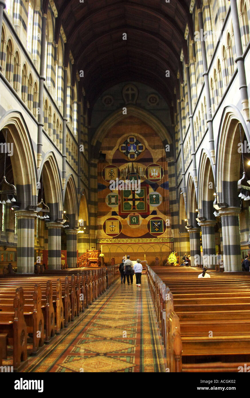 St Pauls Cathedral Melbourne Victoria Australien Stockfoto