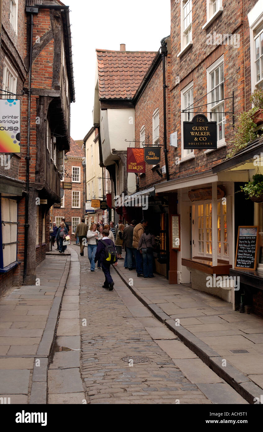 Die Shambles, York, UK (2) Stockfoto