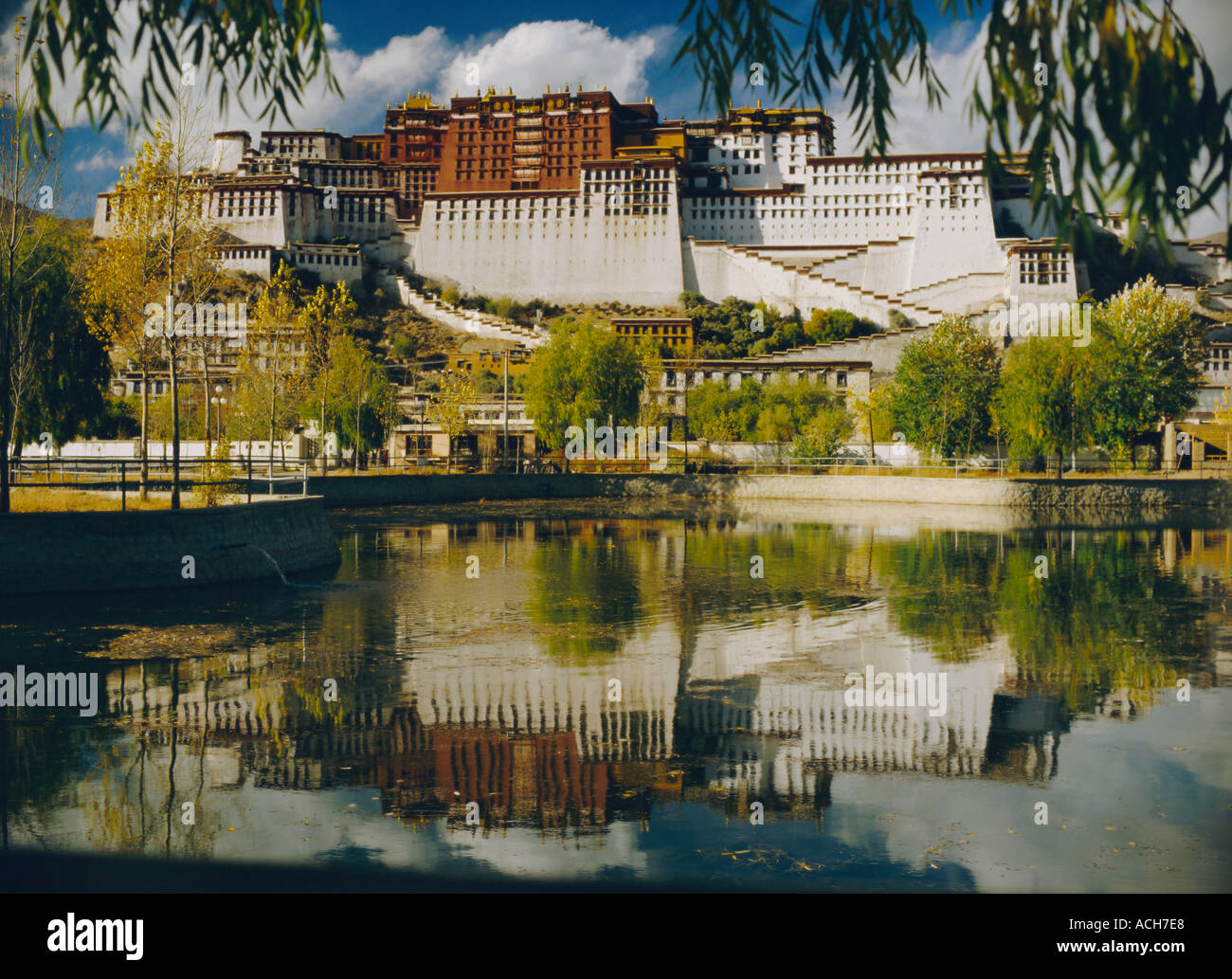 Der Potala-Palast-Lhasa-Tibet-China Stockfoto