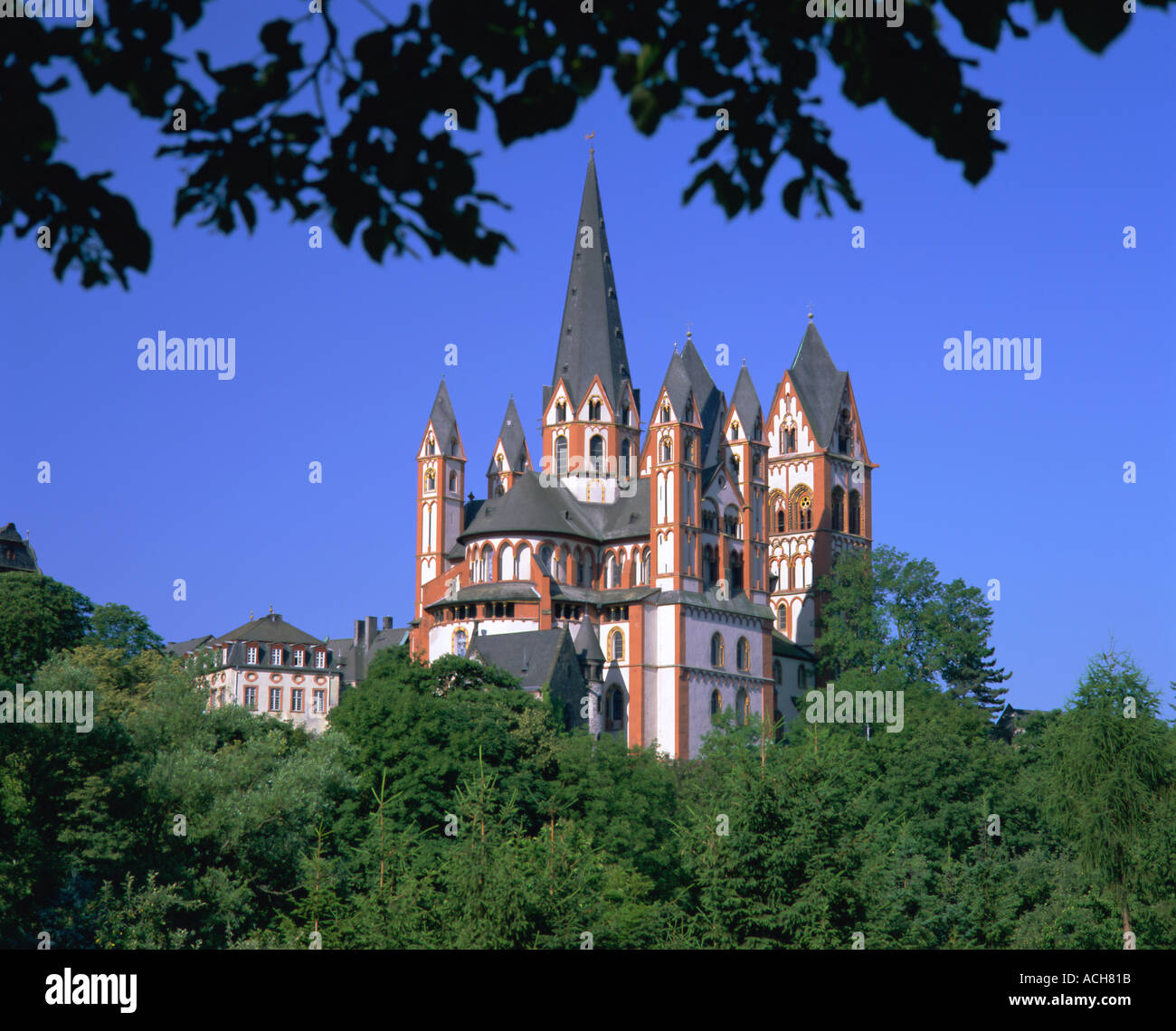 Limburger Dom Rheinland-Pfalz Hessen Deutschland Europa Stockfoto