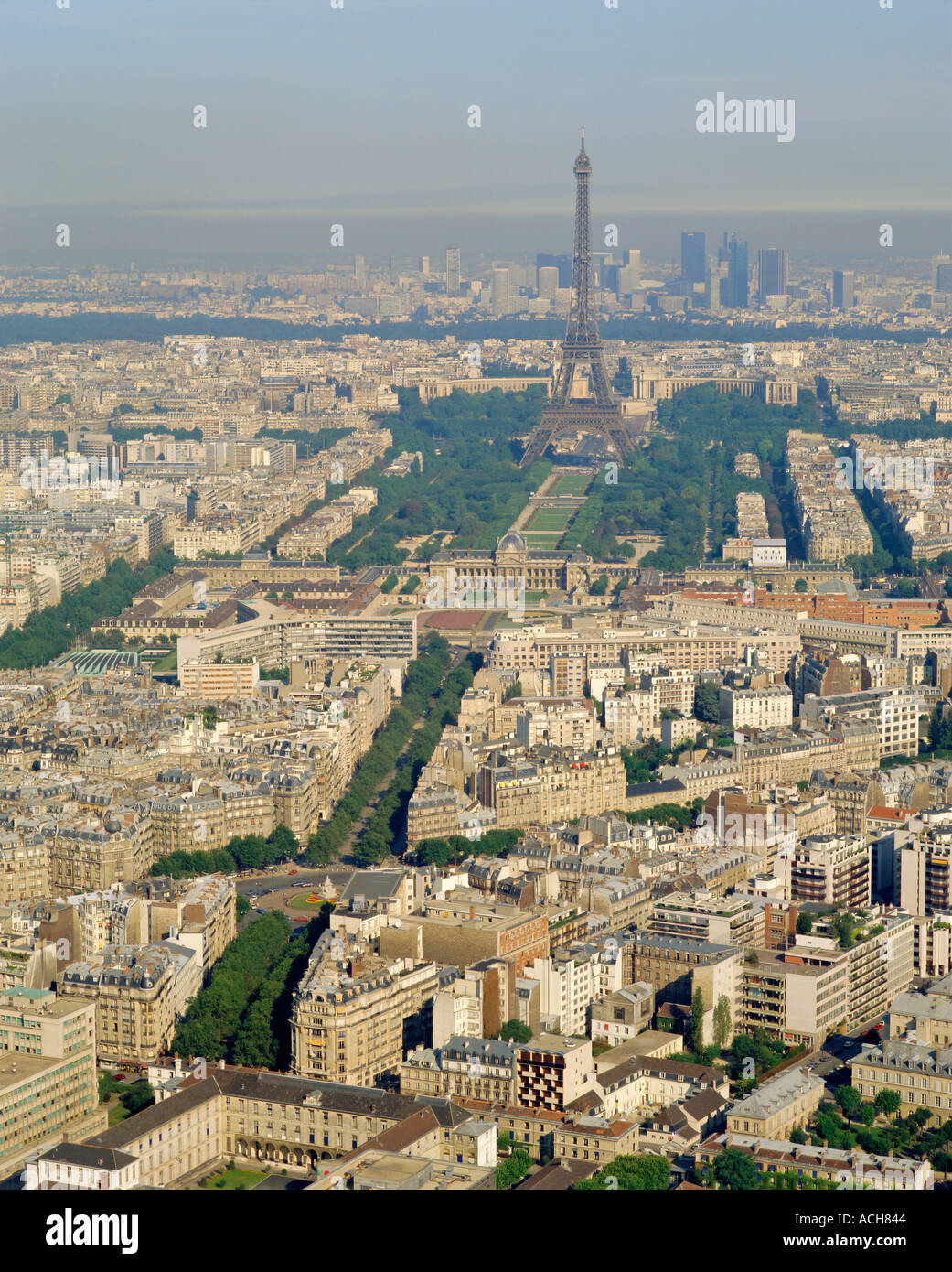 Blick auf die Stadt vom Montparnasse Tower Paris Frankreich Europa Stockfoto