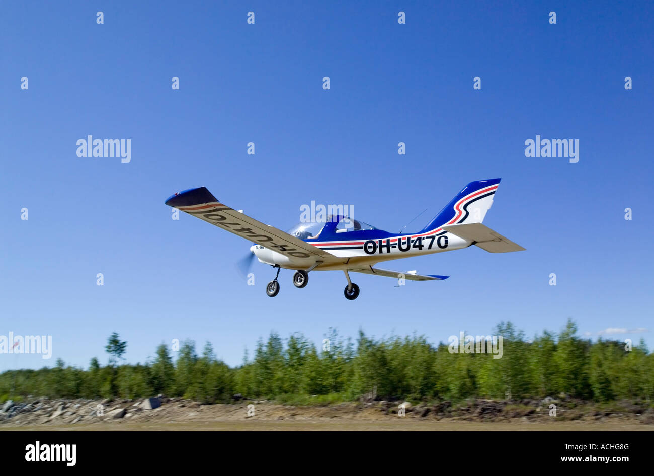 Kit Flugzeug, Finnland Stockfoto