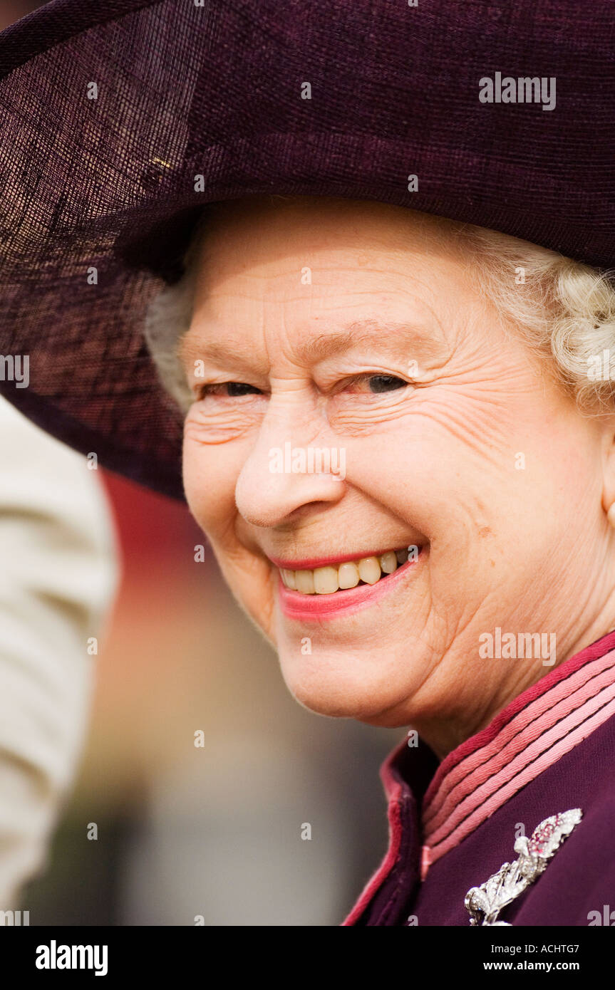 Seine königliche Hoheit Königin Elisabeth der II Stockfoto