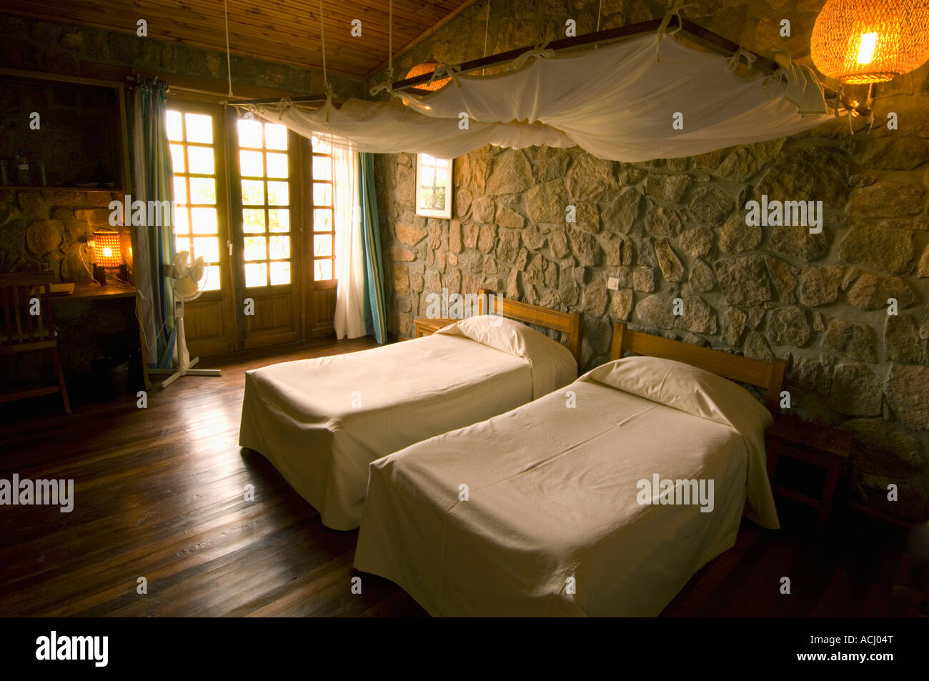 Zimmer, Hotel Relais De La Reine Isalo Nationalpark Madagaskar Stockfoto