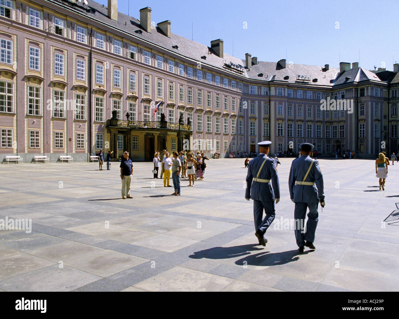 Prager Burg Kralovsky Palast in Prag Tschechische Republik Stockfoto