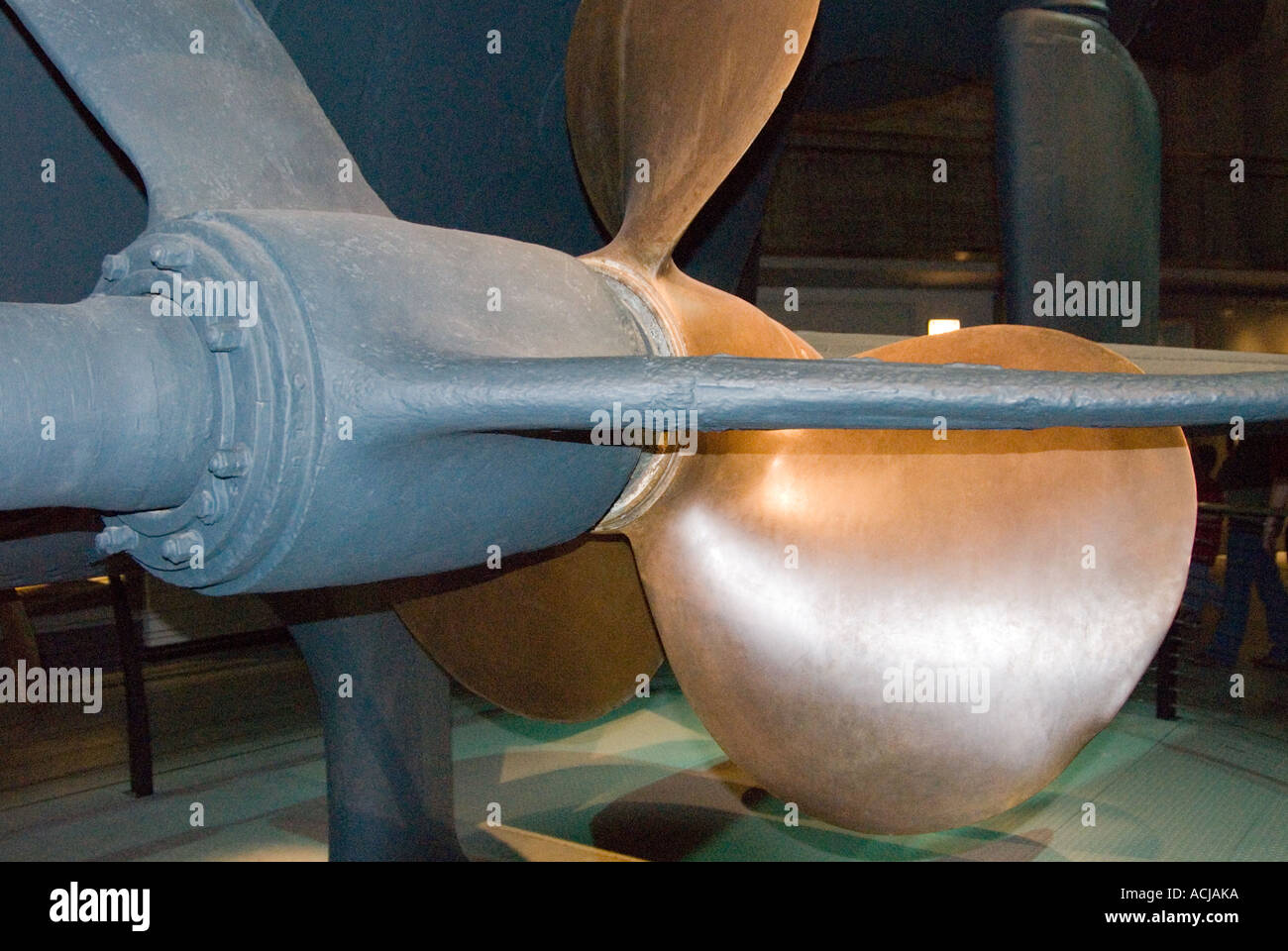 Dem zweiten Weltkrieg deutsche u-Boot u-Boot-Propeller Stockfoto