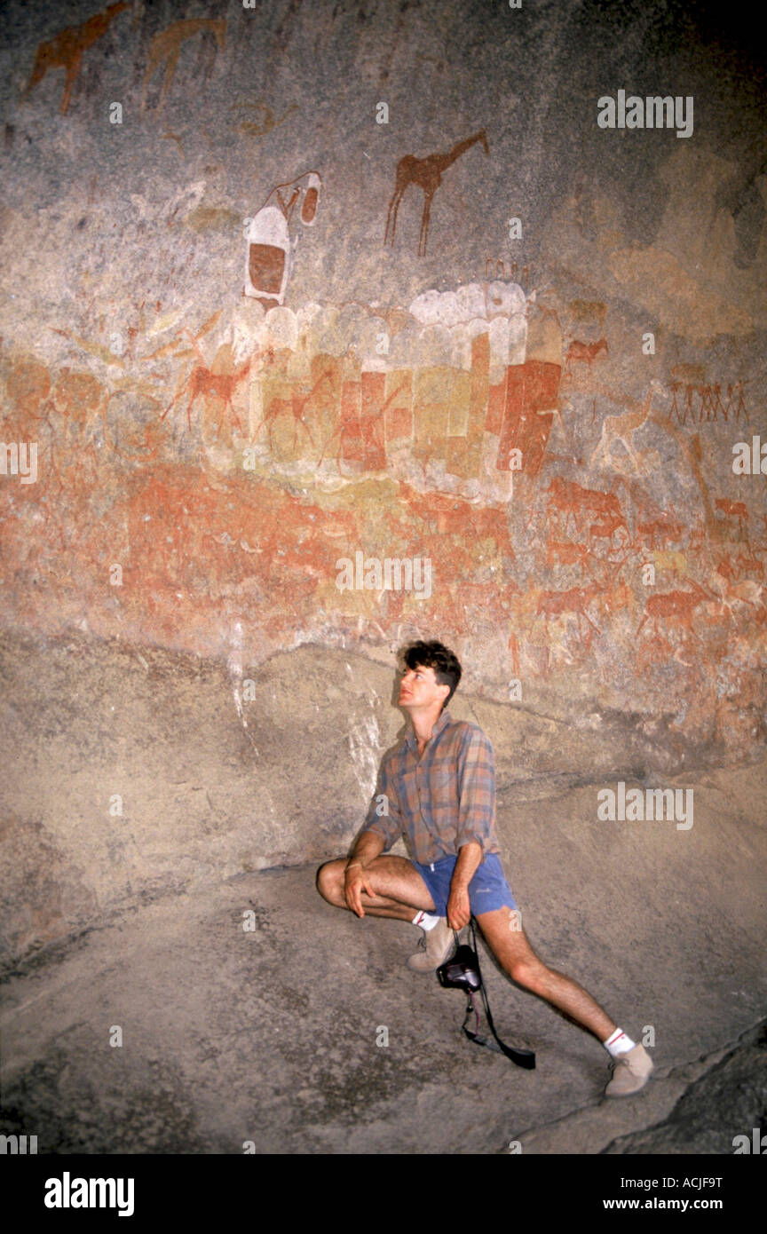 San Rock Art, Matobo Hills Stockfoto