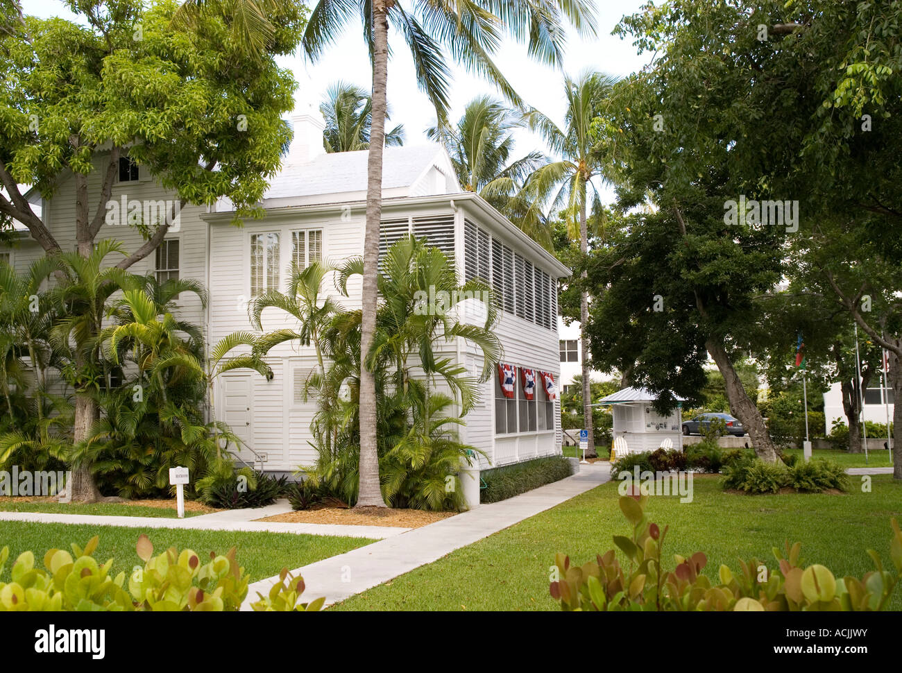 Little White House in Key West, FL, Florida Keys Stockfoto