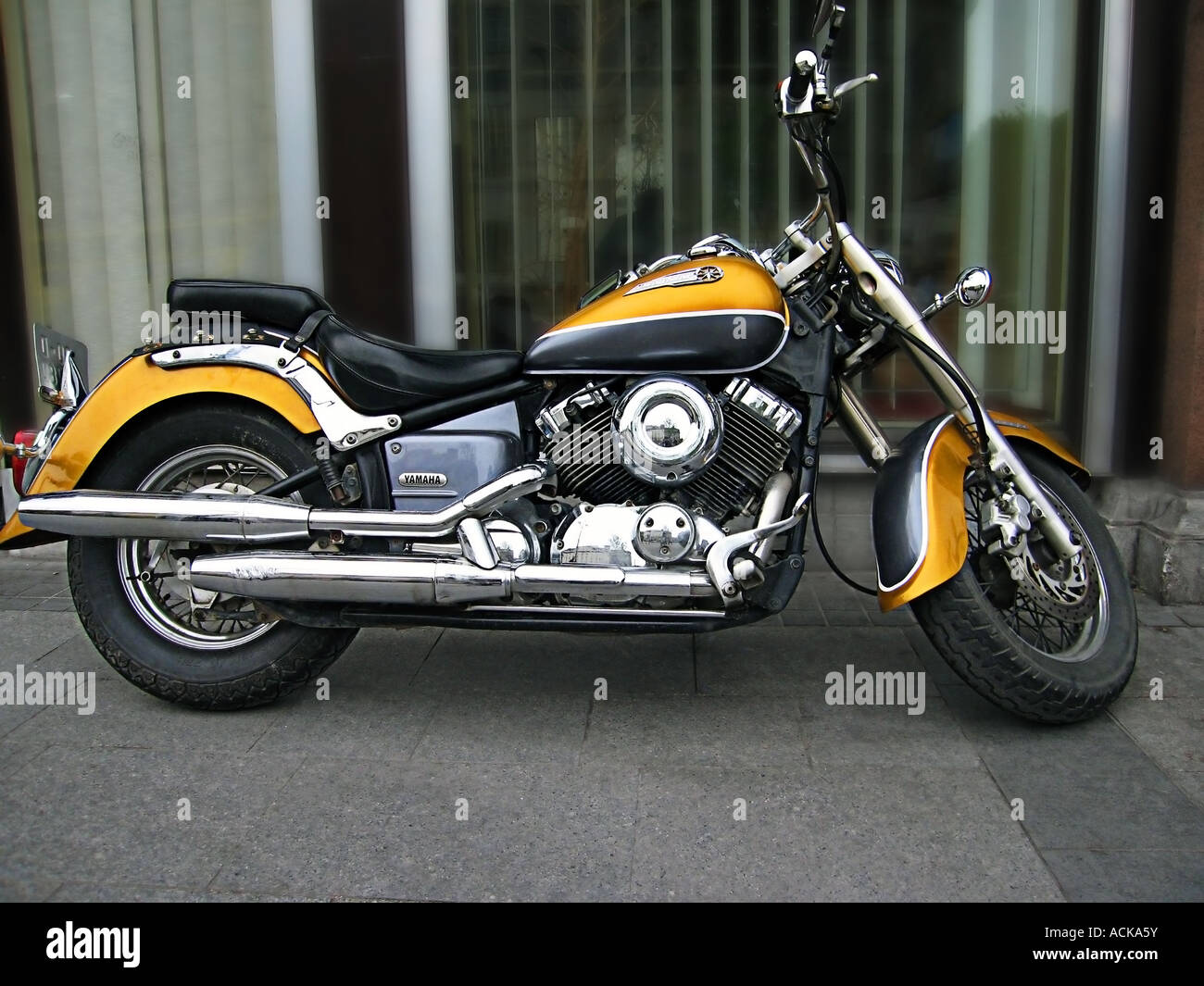 Yamaha Motorrad Stockfoto