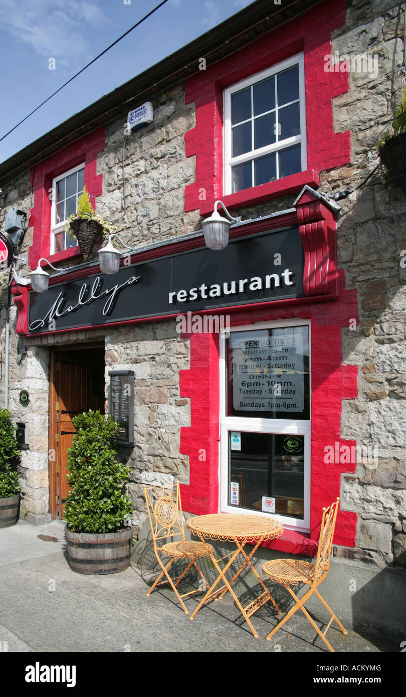 Molly s Restaurant Bistro im Carrickmacross County Monaghan Stockfoto