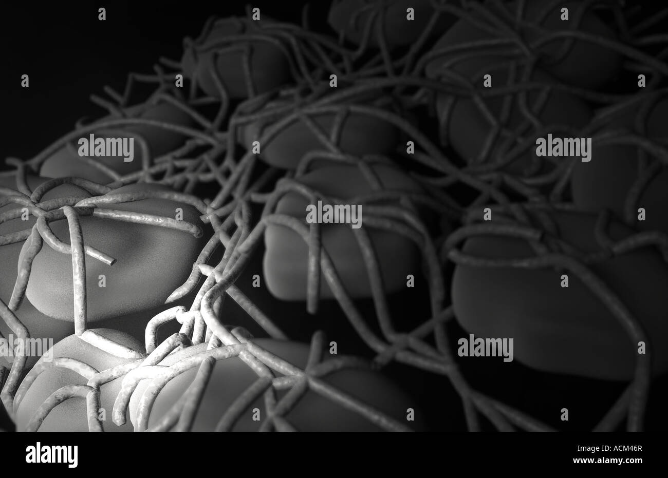 Blutgerinnsel Stockfoto