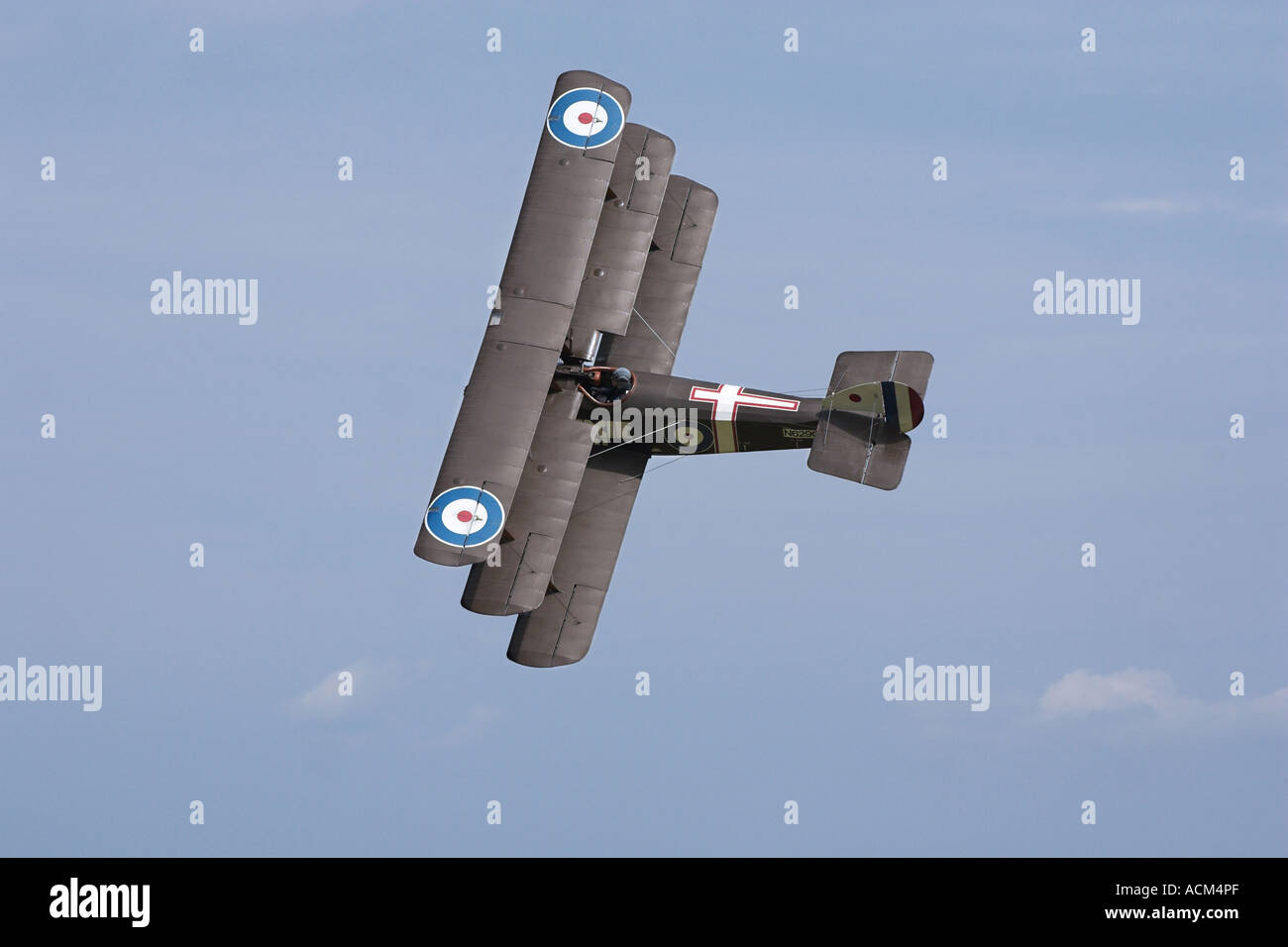 Sopwith Dreidecker 1916 RFC Kämpfer Stockfoto