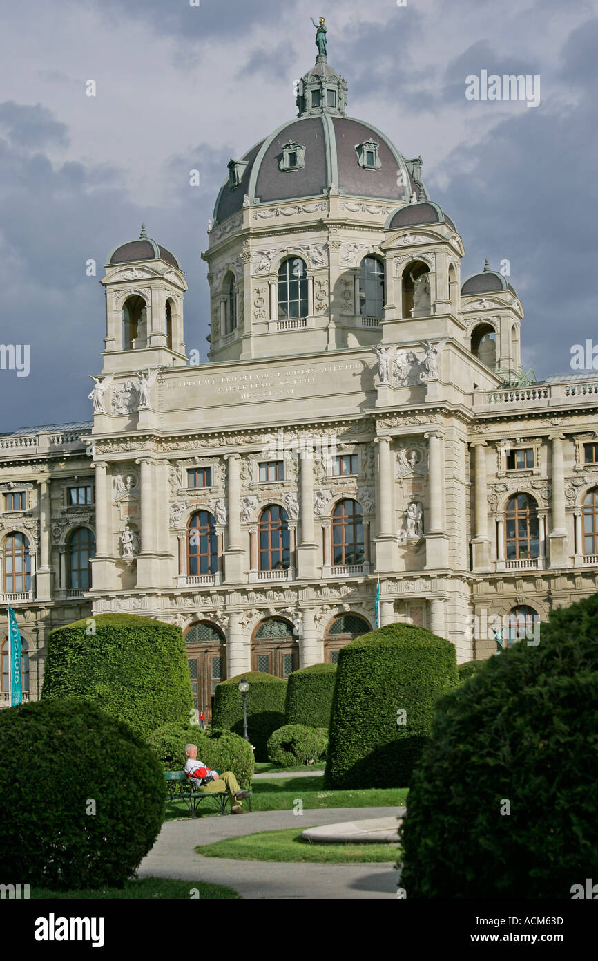 Museum für historische Kunst in Wien Stockfoto