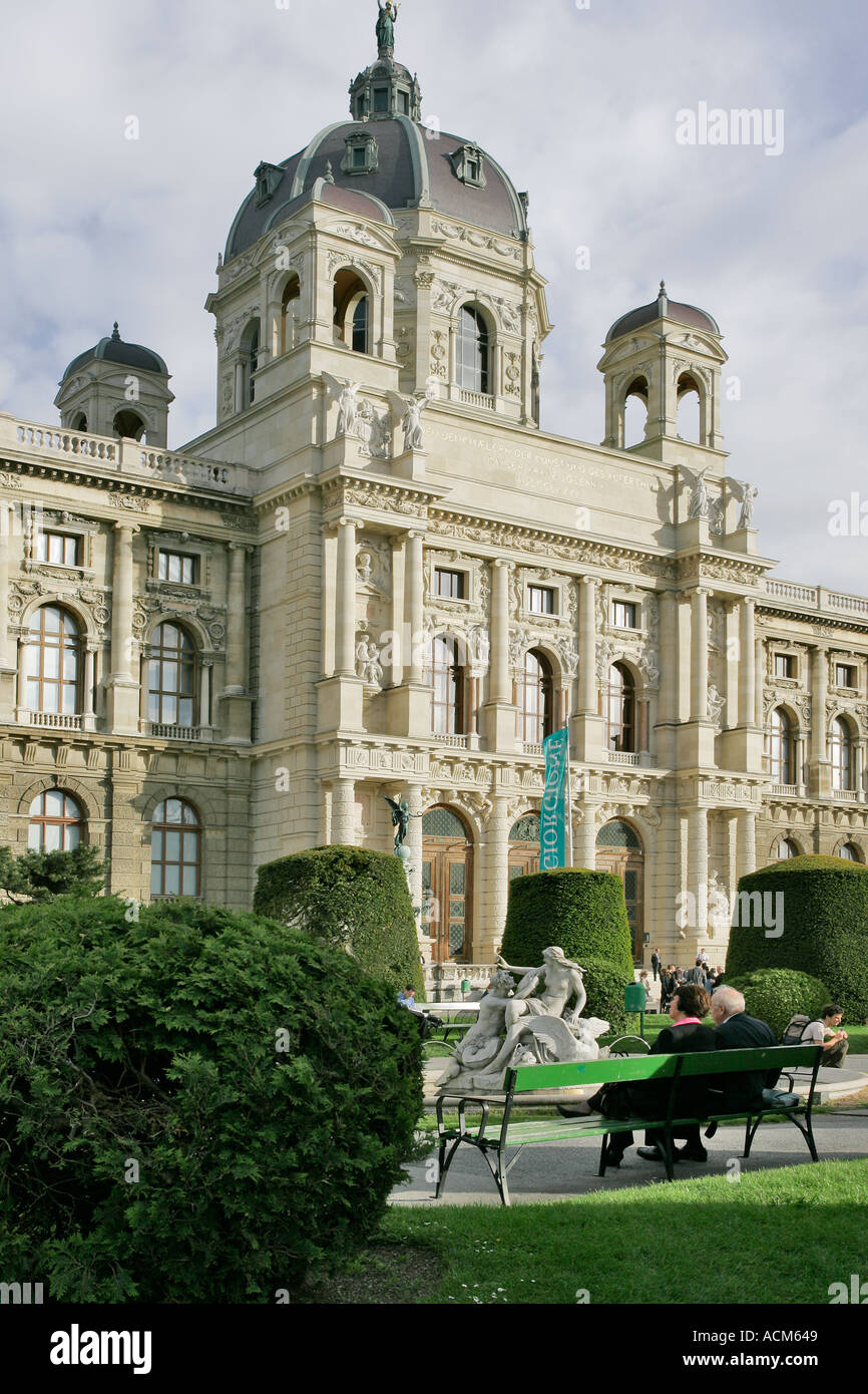 Museum für historische Kunst in Wien Stockfoto