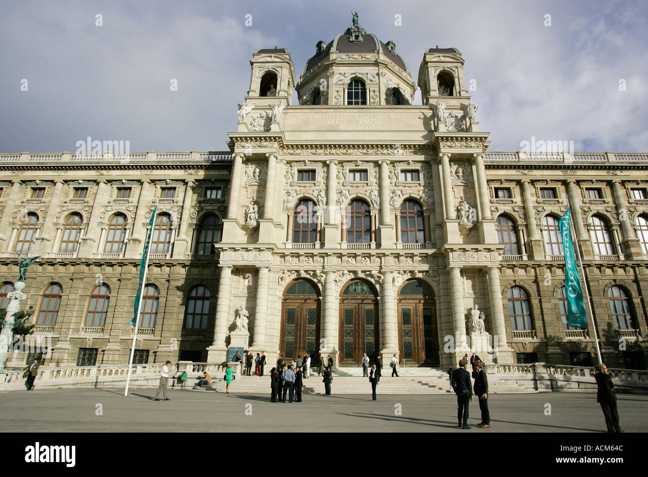 Museum für historische Kunst in Wien Stockfoto