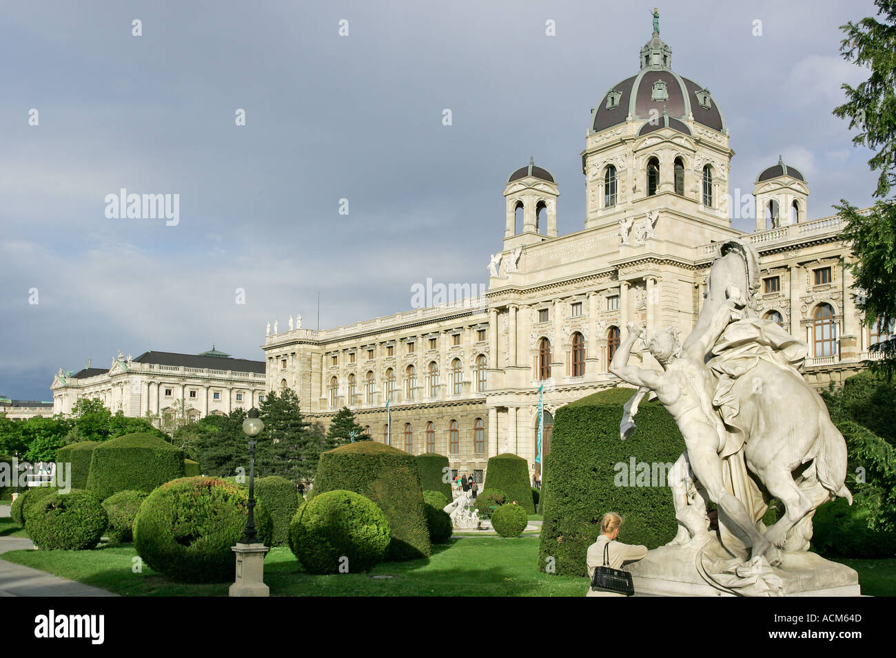 Museum für historische Kunst in Wien Stockfoto