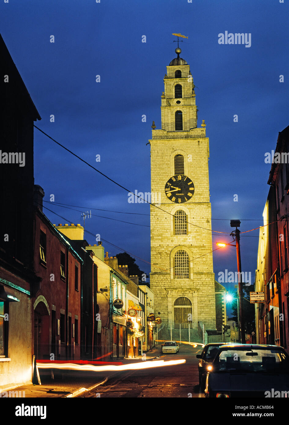 Cork County Cork Republik Irland Eire Turm von St. Anne s anglikanischen Kirche mit die Shandon Bells Stockfoto