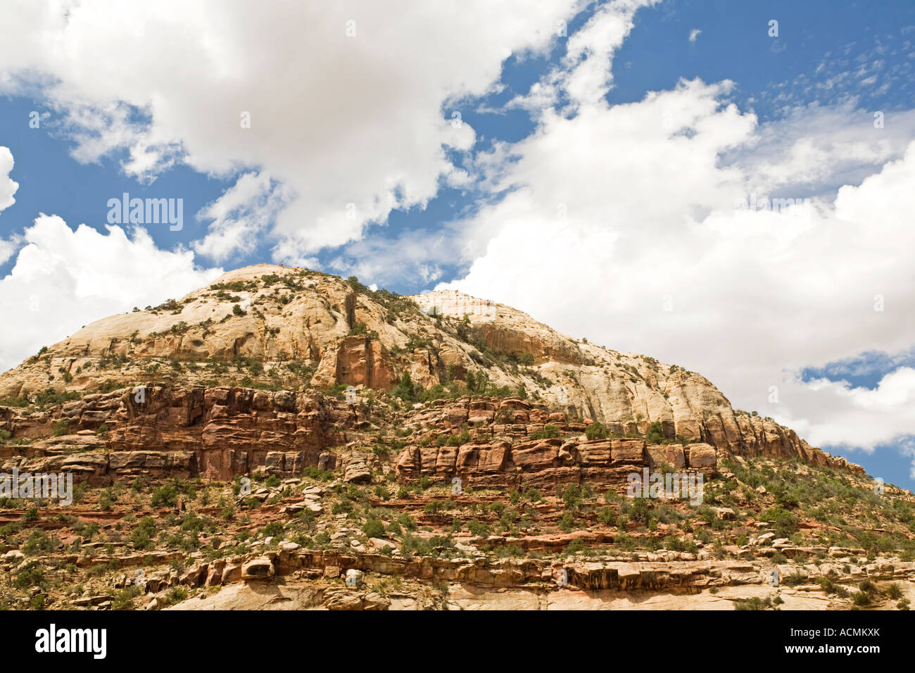 Berg aus Sandstein-Klippen Süd-Utah Stockfoto