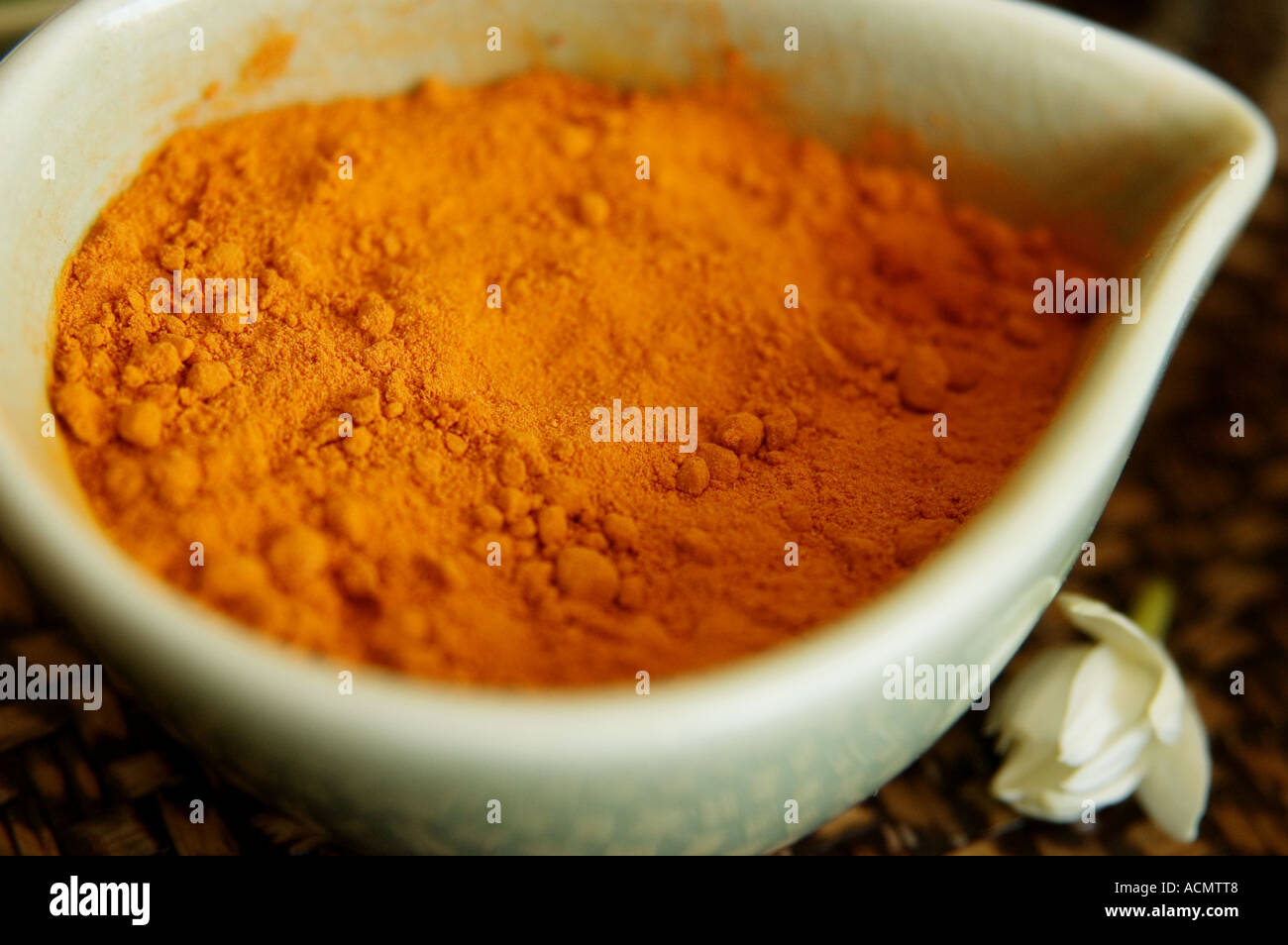 Salz für eine massage Stockfoto