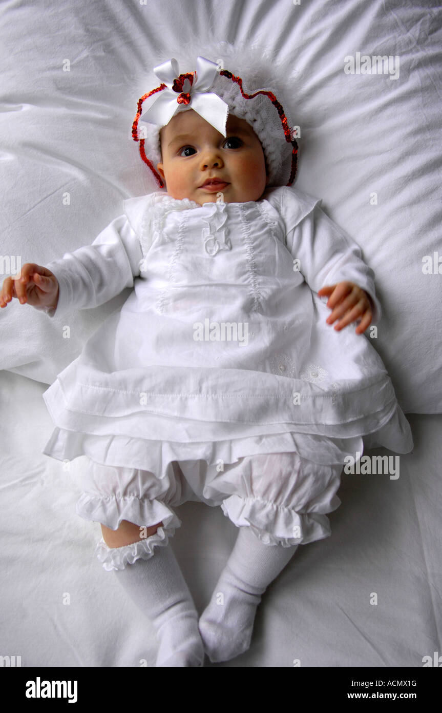 Baby girl Stockfoto