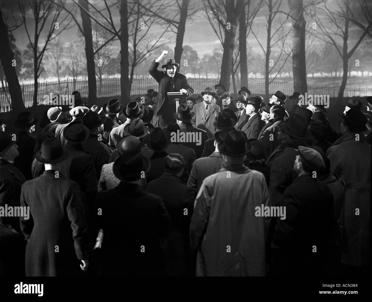 Szene aus 1938 Film den Mond kicken Stockfoto