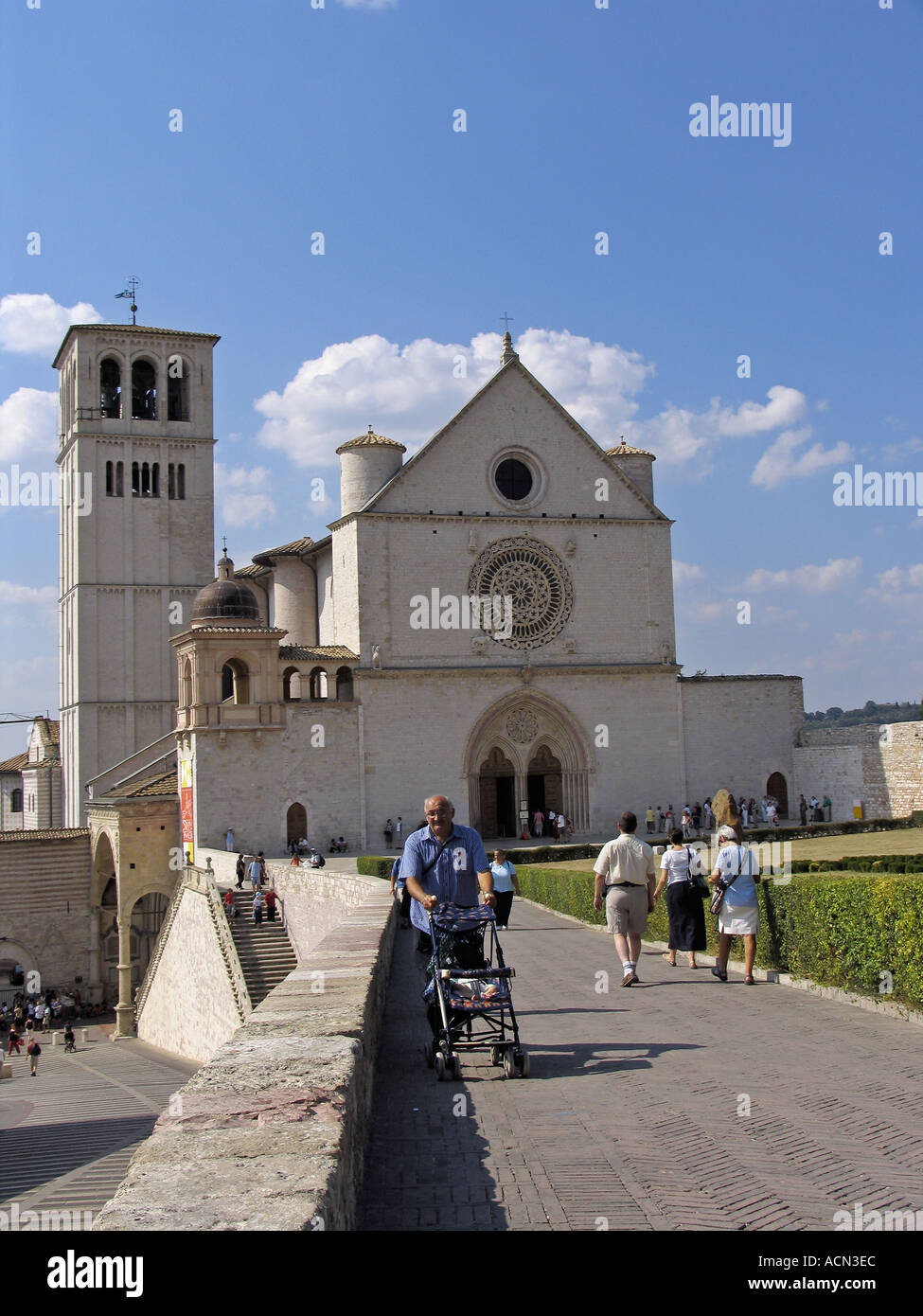 Basilica di San Francesco Assisi Italien Stockfotografie Alamy